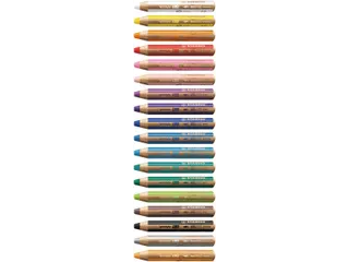 Kleurpotloden STABILO 880 woody 3 in 1 Arty incl slijper ass 10st - 4