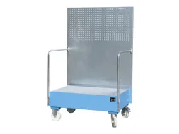 Verrijdbare Opvangbak,V. 2X200L Vat,Opvangvol. 215L