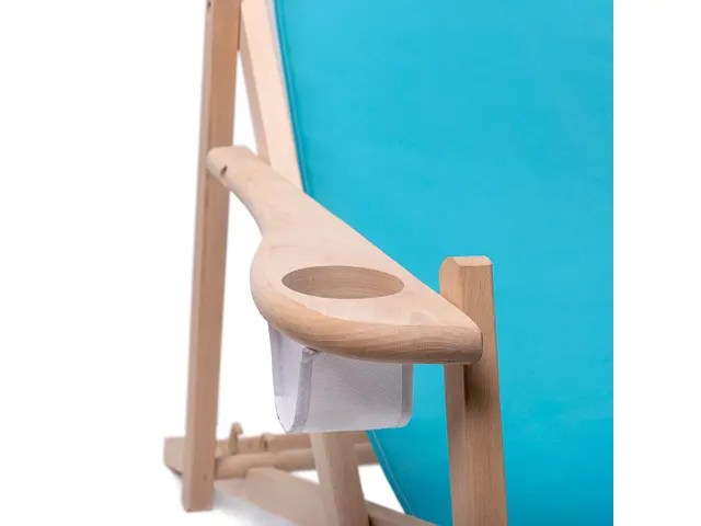 Strandstoel Relax Comfort beukenhout te personaliseren met print