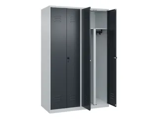 PBM-locker,HxBxD 1850x1200x500mm,4vak,vak B 300mm,draaigrendel - 2