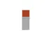 cache de banque d'accueil,MP-gris clair,BN3012-orange
