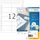 HERMA 10781 Inkjet etiketten A4 97x42,3mm Wit mat 960 stuks