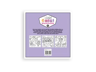 Kleurboek 1 CreaChick Chibi 40 kleurplaten - 2