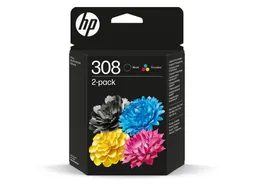 HP 308 Inktcartridges Zwart + 3 Kleuren Multipack