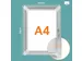 Cadre clipsable Nobo Premium Plus verrouillable A4