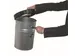 afvalbak,vlamdovend,24l,HxØ 370x295mm,wandmontage,kop zwart