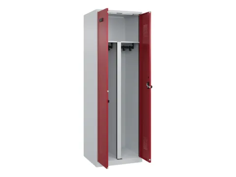 PBM-locker,HxBxD 1850x600x500mm,2vak,vak B 300mm,draaigrendel