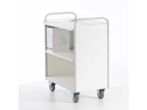 Dossierwagen 150kg 3 Etages H 1070mm 800x490mm Ral7035