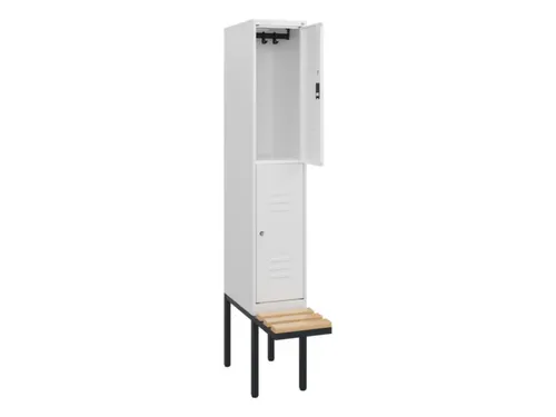 Dubbeldekse dekenkist,HxBxD 1950x300x815mm,1x2vak.,vak B 300mm