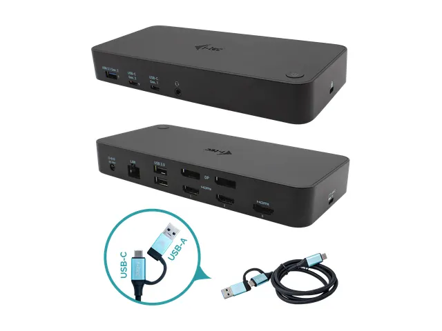 USB 3.0 / USB-C / Thunderbolt, 3x 4K Docking Station + Power Delivery