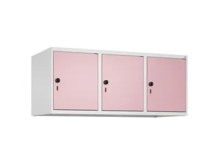opzetkast,v. locker,3vak.,vak B 400mm,HxBxD 500x1200x500mm - 2