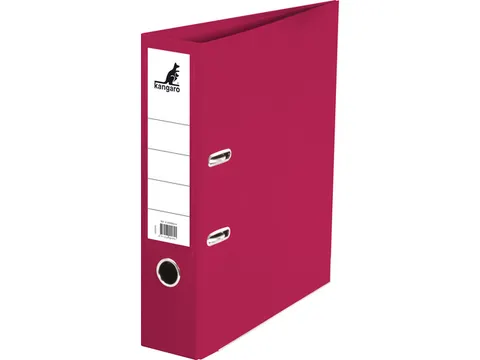 Ordner Kangaro A4 2 rings 75mm PP/Papier bordeaux