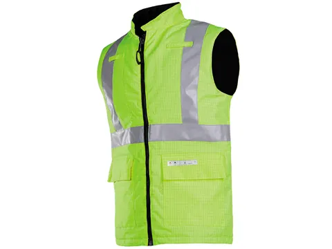 Gilet sans manche Sioen 9387 Sidney jaune fluo Taille S