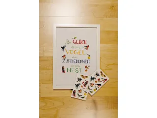 papieretiket Z-design Creative pakje a 3 vel vogels - 3