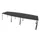 vergadertafel,HxBxD 740x3200x1400mm,vatvormig,CC-zwart