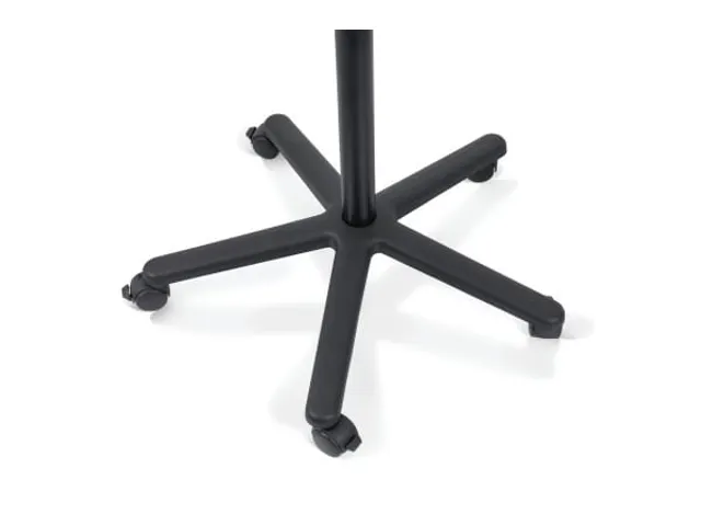 Flipchart Magnetisch Met 5 Wielen 100x70cm Zwart