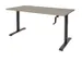 Bureau Assis-debout Dextro Slinger Pieds T 180x90 Chêne Robson-noir