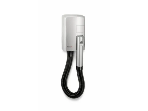 Wandhaardroger Rvs Look Met Slang, Hotello Silver