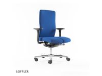 Löffler Bureaustoel met arthrodesezitting blauw