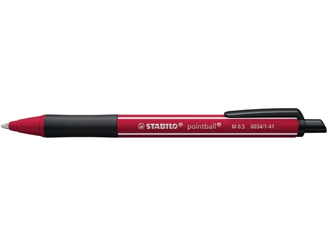 Balpen STABILO pointball Wildflower Bordeaux Medium
