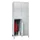 lockerkast,HxBxD 1850x800x500mm,2x2vakken,RAL7035,front RAL5012