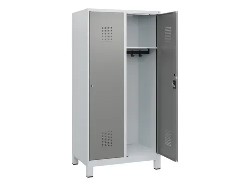 schoollocker,HxBxD 1630x800x500mm,2vak,vak B 400mm,cil.-slot,voeten