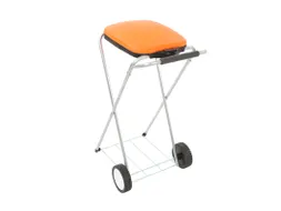 Afvalzakhouder Move & Up Oranje 120 Liter zakken Verrijdbaar