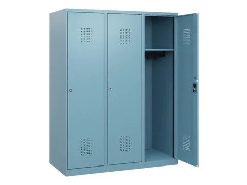 schoollocker,HxBxD 1530x1200x500mm,3vak,vak B 400mm,cil.-slot