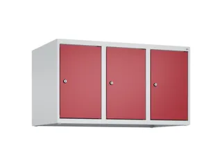 opzetkast,v. locker,3vak.,vak B 300mm,HxBxD 500x900x500mm,cilinderslot - 2