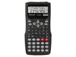 Calculator Rebell-SC2040-BX zwart wetenschappelijk - 1