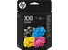 HP inktcartridge 308 6L6S6UE zwart + 3 kleuren