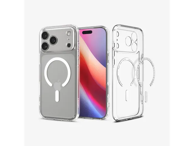 Ultra Hybrid MagFit iPhone 17 Pro Max Hoesje MagSafe Frost Wit