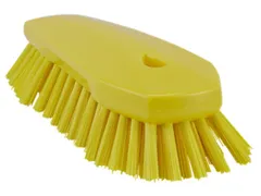 Werkborstel Zeer Harde Vezels Geel 23cm per stuk