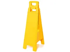 Vierzijdig waarschuwingsbord Blanco