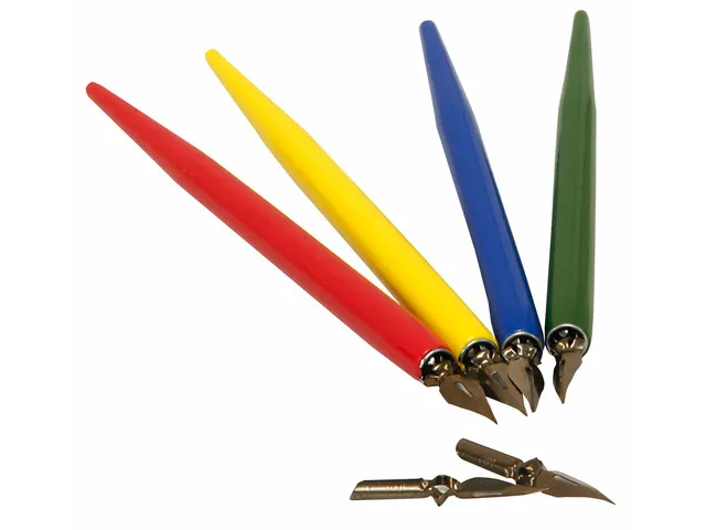 Porte-plume sergent-major Kangaro couleurs ass de 12 pces