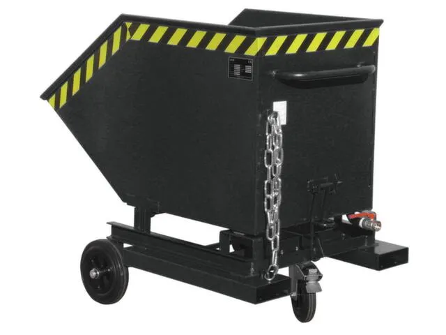 Kiepwagen voor spaanders,HxLxB 1090x1320x900mm,0,4m³,draagverm. 300kg