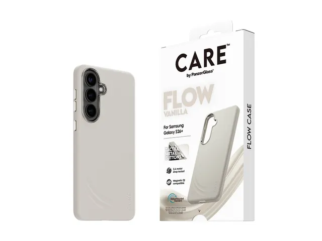 PanzerGlass CARE by Flow Case Vanilla w. Qi Samsung Galaxy S26+,