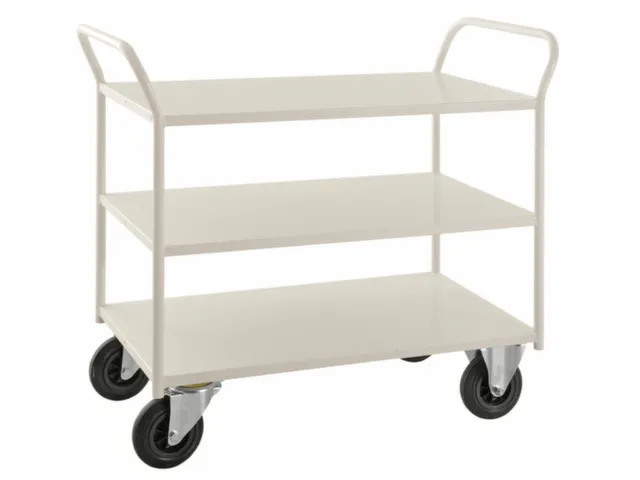 etagewagen,draagverm. 400kg,3etage(s),laadvl. LxB 940x440mm,staaletage