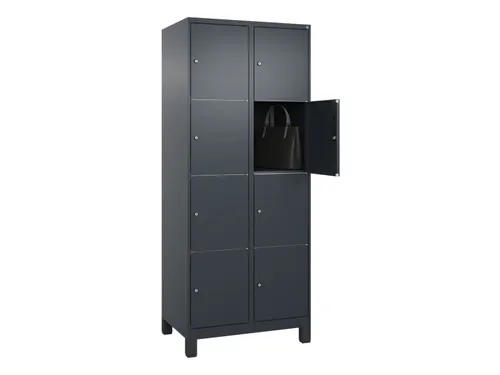 lockerkast HxBxD 1950x800x500mm 2x4vakken cil.-slot voeten