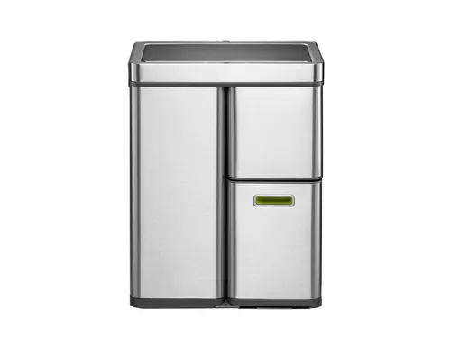 Afvalbak EKO Mirage Plus sensor 30 liter en 2x15 liter RVS