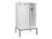armoire vestiaire avec banc noir et blanc,HxlxP 2120x1200x815mm