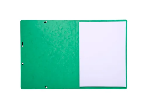 Elastomap zonder klep glanskarton 355gm² A4 Groen