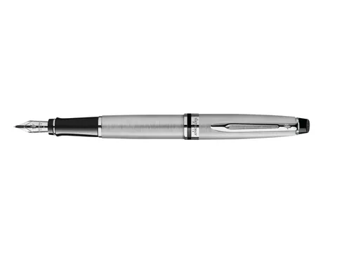 Vulpen Waterman Expert Stainless Steel CT Medium Blauwe inkt