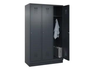 locker,HxBxD 1950x1200x500mm,3vak,vak B 400mm,cil.-slot,sokkel - 1