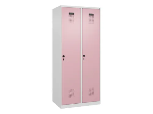 locker,HxBxD 1850x800x500mm,2vak,vak B 400mm,draaigrendel