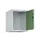 opzetkast,v. locker,1vak.,vak B 400mm,HxBxD 500x400x500mm,cilinderslot
