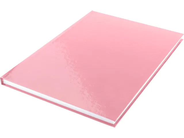 Dummyboek Kangaro A4 roze pastel hard cover 80 blad blanco 100 grams