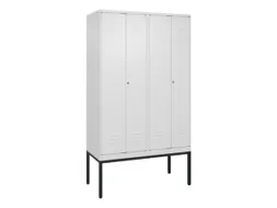 locker voor scheiding van kleding,HxBxD 2120x1200x500mm,4vak