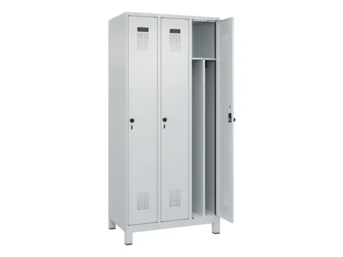locker voor scheiding van kleding,HxBxD 1950x900x500mm,3vak