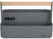 Draagbare Bureau Organizer, Met Handvat, Vilt, Grijs